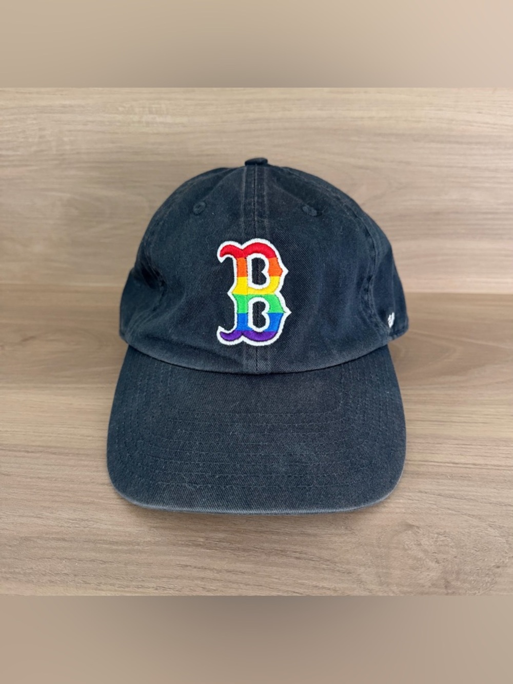 MLB Boston Red Sox Pride Rainbow LGBT ‘47 Cleanup Baseball Cap Dad Hat